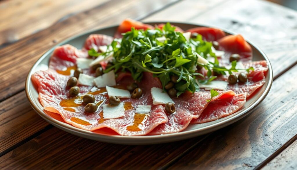 Beef carpaccio