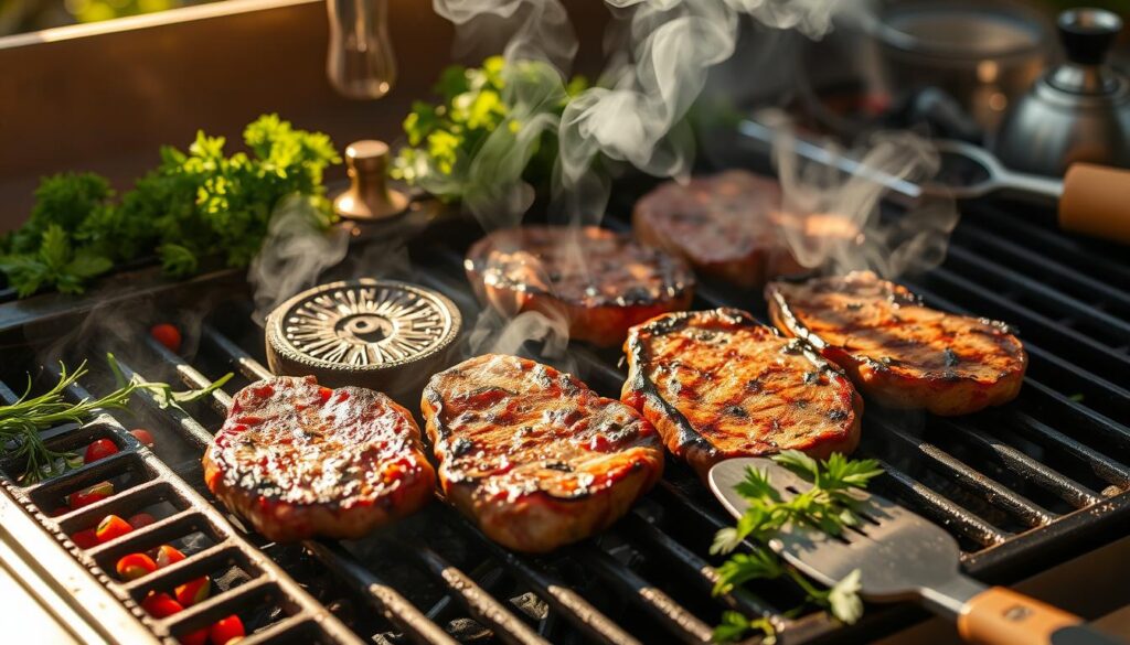 Grilling Steak