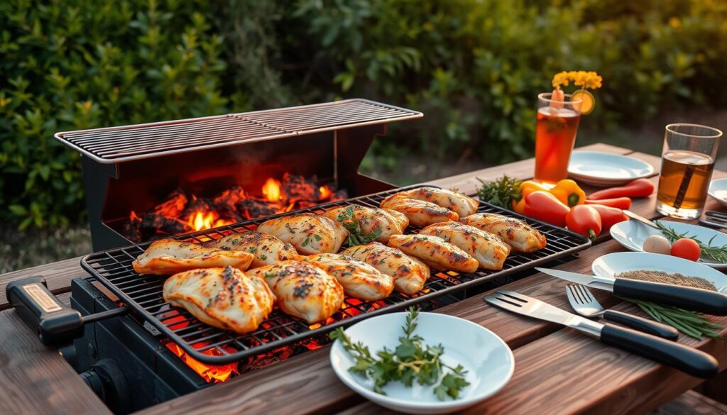 grilling setup