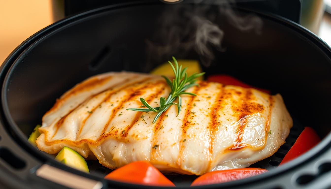 how long to cook thin chicken breast in air fryer