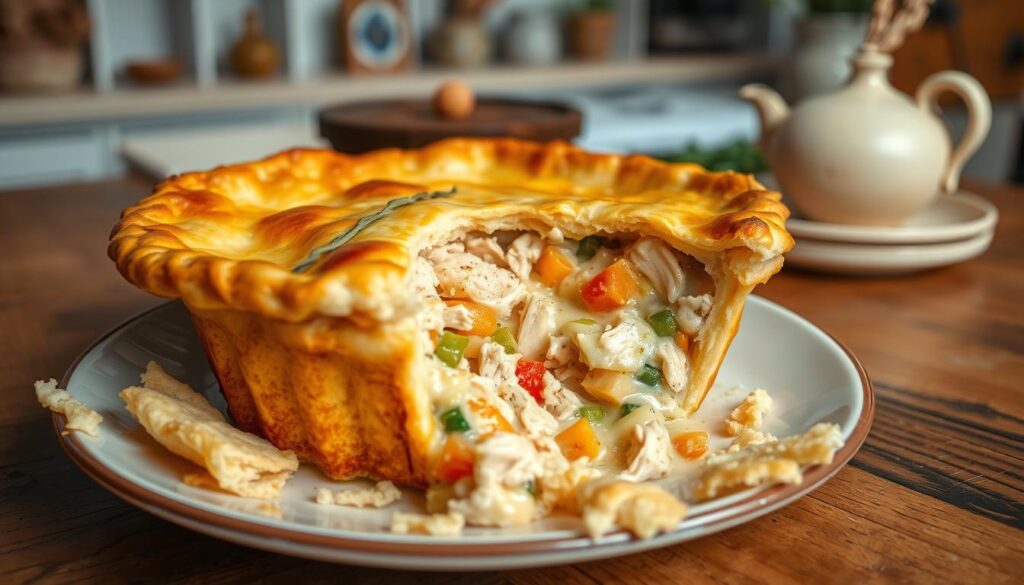 leftover pot pie