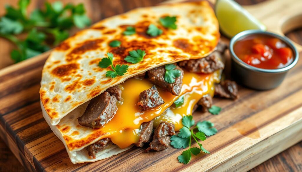 steak and cheese quesadilla