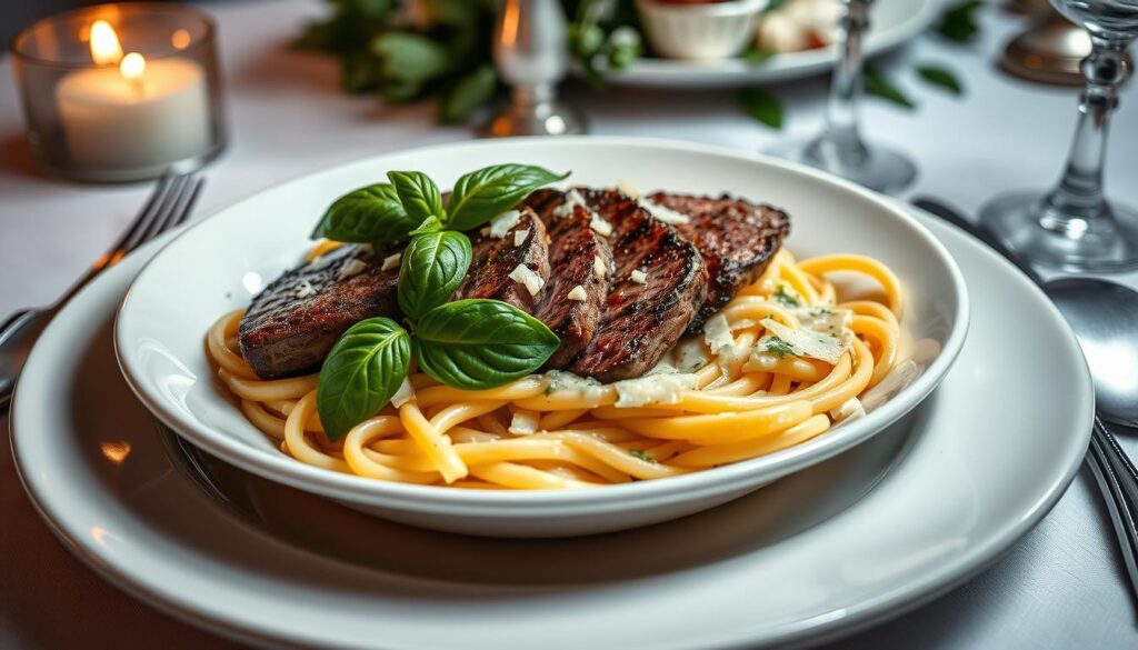 Elegant Steak Pasta Dish for Special Occasions