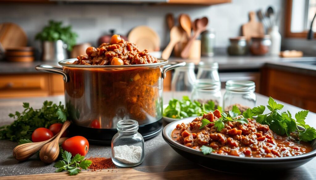 Storing Hearty Steak Chili